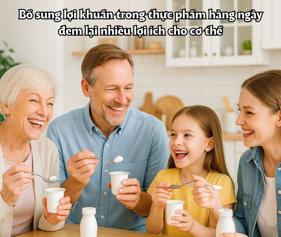 Bổ sung lợi khuẩn có lợi cho cơ thể