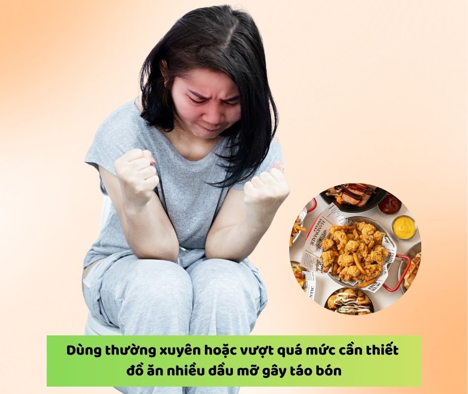 Đồ ăn nhiều dầu mỡ dễ ảnh hưởng đến tiêu hóa